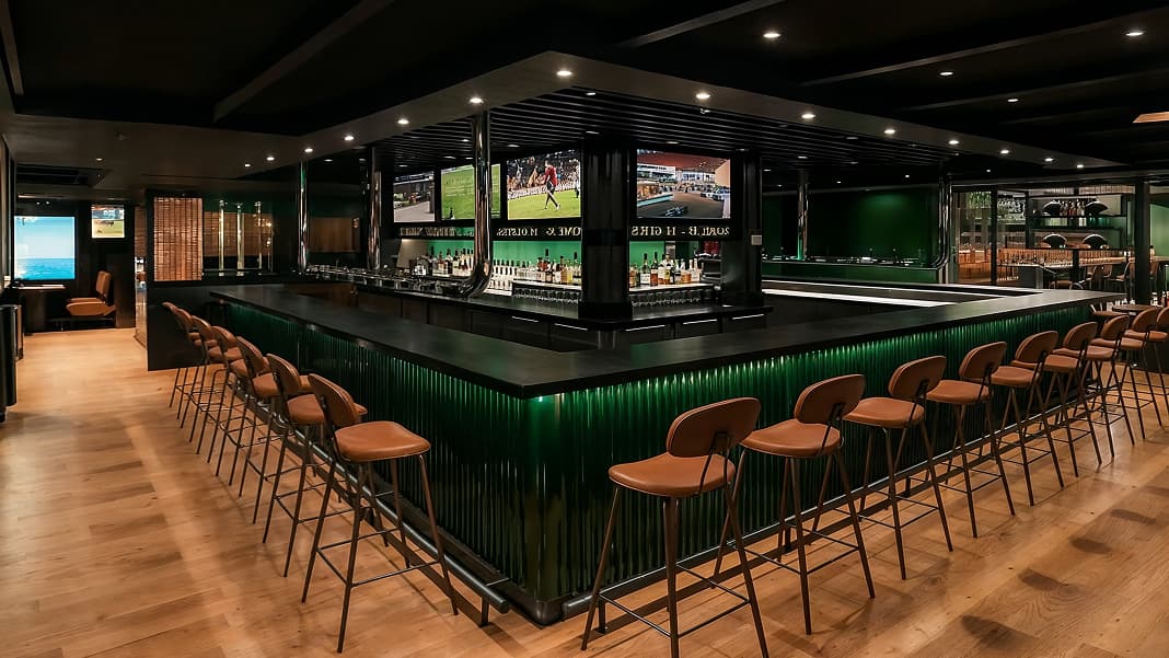 Modern office lobby and reception