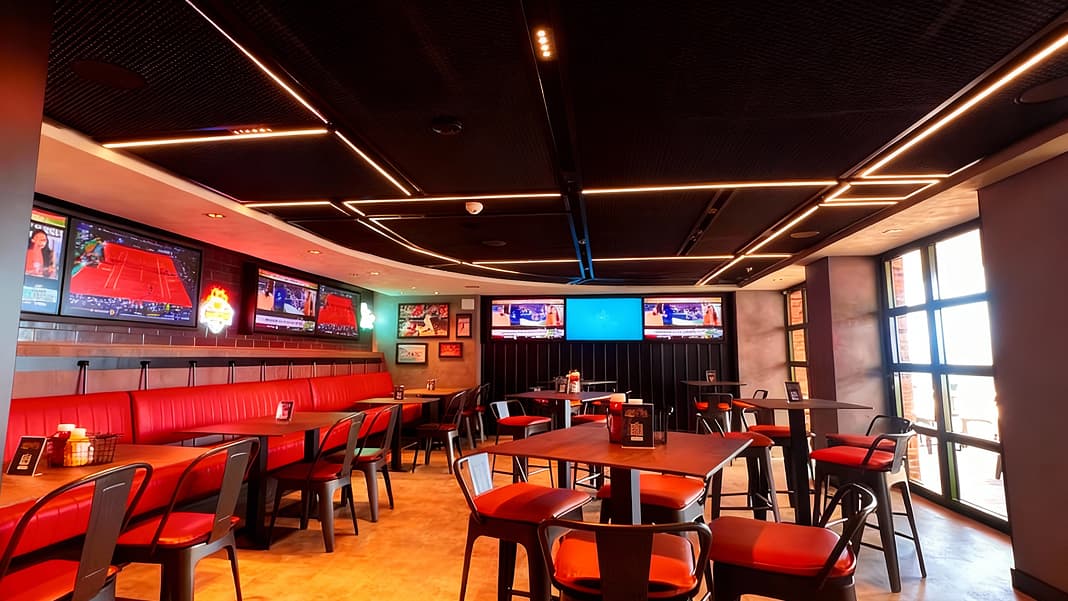 Modern office lobby and reception